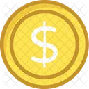 Dollar Coin Cash Icon