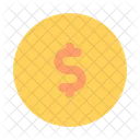 Dollar Coin Currency Icon