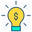 Dollar Bulb  Icon