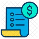 Receipt Invoice Bill Icon