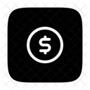 Dollar coin  Icon