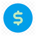 Dollar Coin Currency Cash Icon