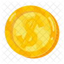 Dollar Coin  Icon