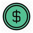 Dollar Coin  Icon