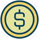 Dollar Coin  Icon