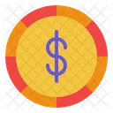 Dollar Coin  Icon