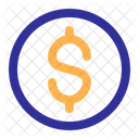 Dollar Coin  Icon