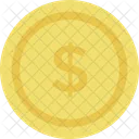 Dollar Coin Money Icon