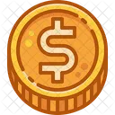 Dollar Coin Money Icon