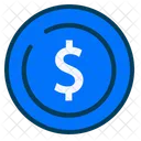 Dollar Coin Icon