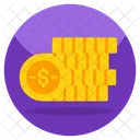 Dollar Coins  Icon