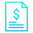 Document Business Document Dollar Agreement Icon