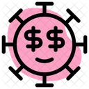 Dollar Eyes Coronavirus Emoji Coronavirus Icon