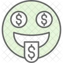 Dollar Face Emoji  Icon