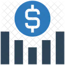 Dollar Graph Earning Graph Money Icon