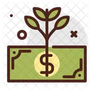 Dollar Grow  Icon