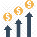 Dollar Growth Chart Chart Graph Icon