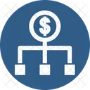 Dollar Hierarchy Connection Dollar Icon