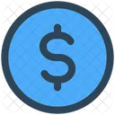 Dollar Coin Investment Icon