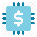 Dollar Digital Currency Technology Icon