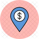 Dollar Location  Icon