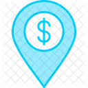 Dollar Location  Icon