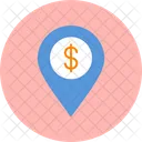 Dollar Location  Icon