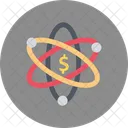 Dollar Molecule Finance Chemistry Financial Alchemy Icon