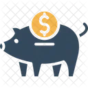 Dollar piggy  Icon