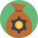 Dollar Sack Setting  Icon