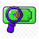 Dollar Search  Icon