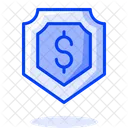 Dollar Shield  Icon