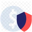 Dollar Shield  Icon