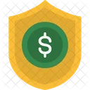 Dollar Shield  Icon