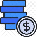 Dollar Stack  Icon