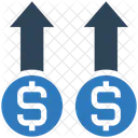 Dollar Up  Icon