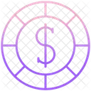 Dollars Coin Icon