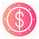 Dollars Coin Rupee Money Icon