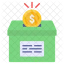 Donation Box Charity Box Funding Icon