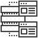 Donnees Informations Base De Donnees Icône