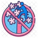 Mdo Not Donot Climb Sakura Trees Do Not Climb Trees Icon