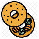 Bagel Baker Bakery Icon