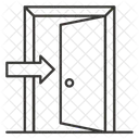 문 입구 출입구 아이콘