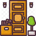 Deliver Door Front Icon