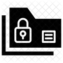 Cryptage Des Donnees Du Dossier Dossier Fichier Icône