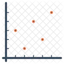 도트 그래프 차트 아이콘