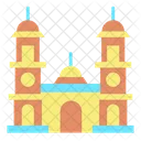 Double Clock Tower Icon