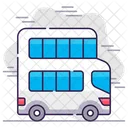 Double Decker Bus  Icon