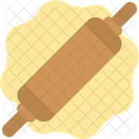 Dough Rolling Pin Baking Icon