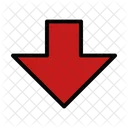 Down Arrow  Icon